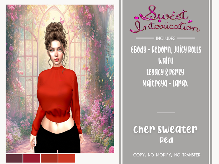 ::Sweet Intoxication - Cher Sweater - Red