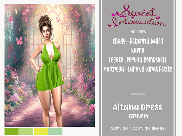 ::Sweet Intoxication:: Aitana Dress - Green