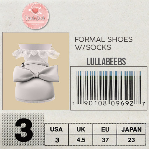 LullaBeebs Formal Shoes/White