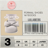LullaBeebs Formal Shoes/White