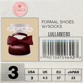 LullaBeebs Formal Shoes/Crimson