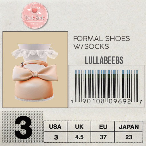 LullaBeebs Formal Shoes/Peach