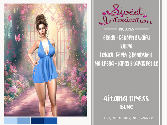 ::Sweet Intoxication:: Aitana Dress - Blue