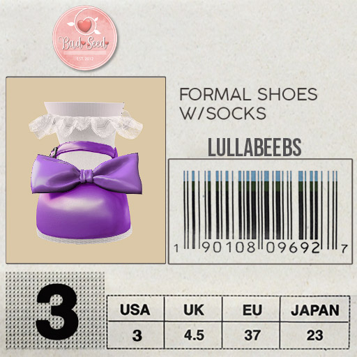 LullaBeebs Formal Shoes/Grape