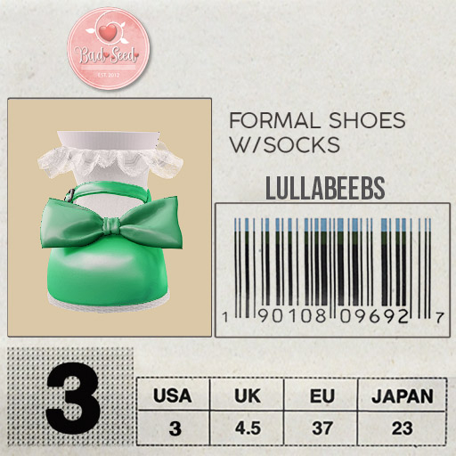 LullaBeebs Formal Shoes/Emerald