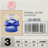 LullaBeebs Formal Shoes/Blueberry