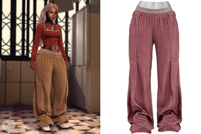 FOI - RIN PANTS . PINK