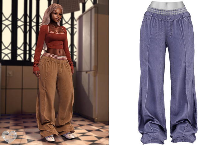 FOI - RIN PANTS .  LILAC
