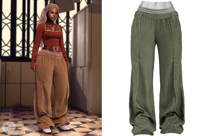 FOI - RIN PANTS . GREEN