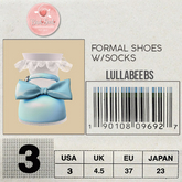 LullaBeebs Formal Shoes/Baby Blue