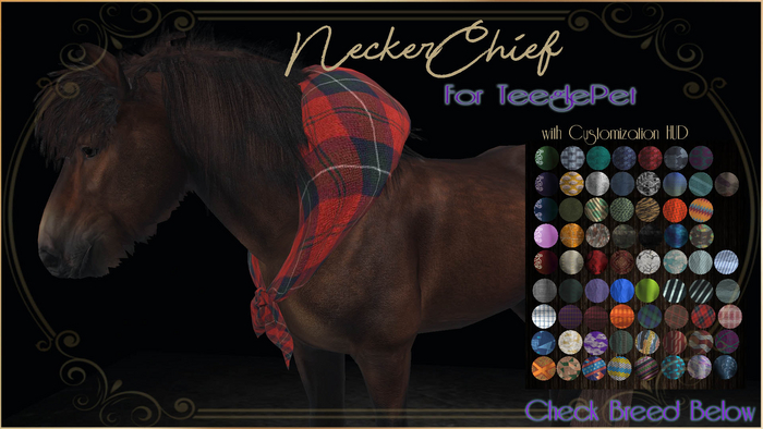 :AppyBottomsUnLeashed: TeeglePet HORSE - Neckerchief (Tenn)