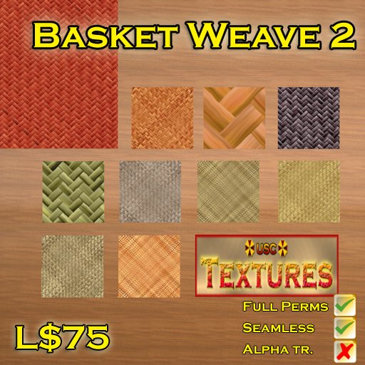 USC Textures - Basket Weave 2