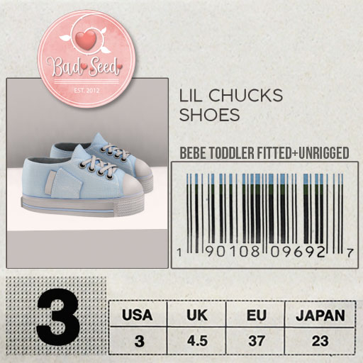 [M] LiL Chucks - Meringue - WEAR to unpack