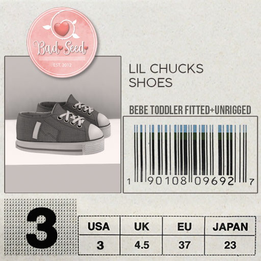 LiL Chucks - Slate