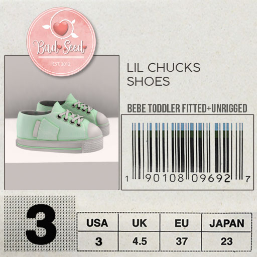 [M] LiL Chucks - Sprout - WEAR to unpack