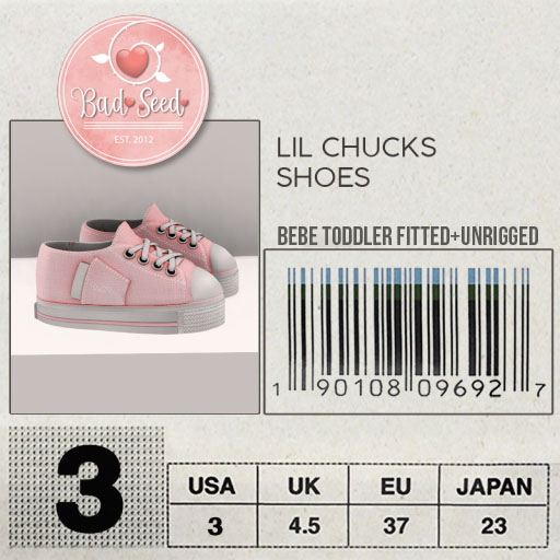 [M] LiL Chucks - Tea Cake - WEAR to unpack