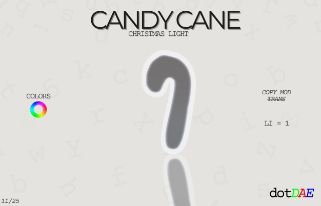 #dotDAE: Candy Cane