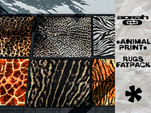 "AORAH" - "ANIMAL PRINT" Rugs (FATPACK)