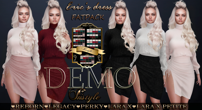 InStyle *Eric's dress*~FAT PACK- DEMO