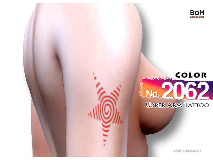 (Upper Arm Tattoo) No.2062 Color