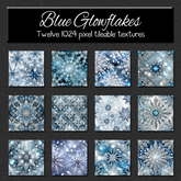 *Wallflowers* Blue Glowflakes