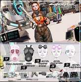 13 - [SUGAR DOLLS] CYBERPUNK - FUN MASK PINK