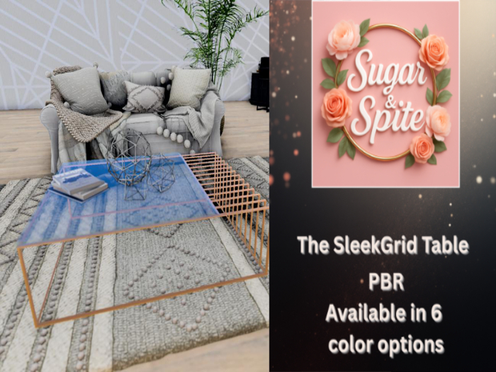 S&S The SleekGrid Table Gold