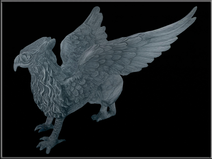 T-3D Creations [ Stone Griffon Statue ] Mesh - Full Perm