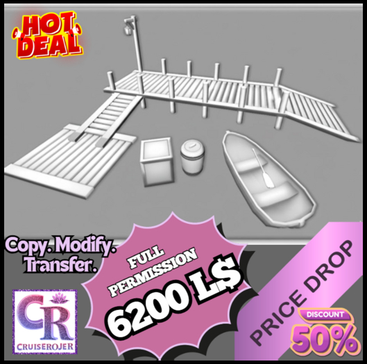 DockMaster Pro – Full Perm Modular Dock Mesh Set