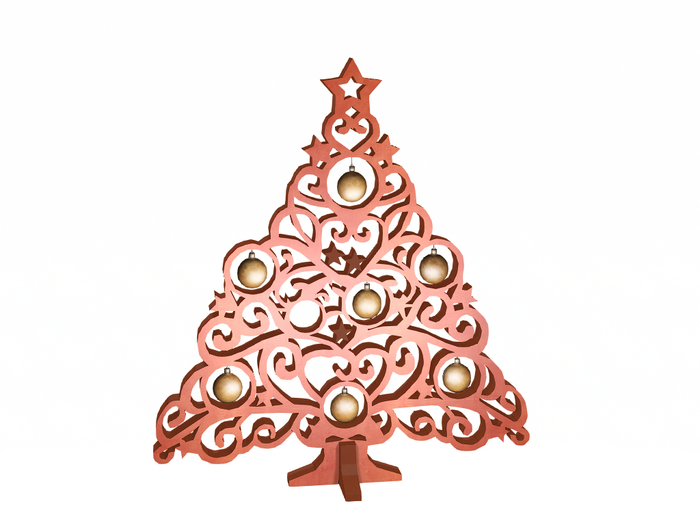 3. Myrrine Noel set decor tree bronze