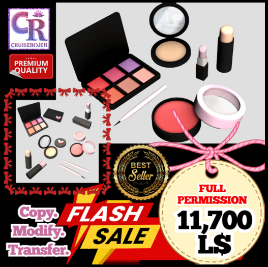 Full Perm - MakeupGlamKit Pro – Full Perm Mesh Makeup Set