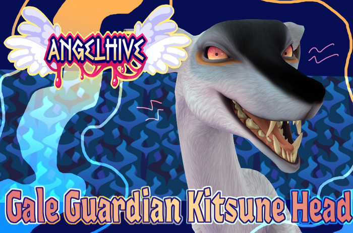 //ANGELHIVE// - Gale Guardian Kitsune Head