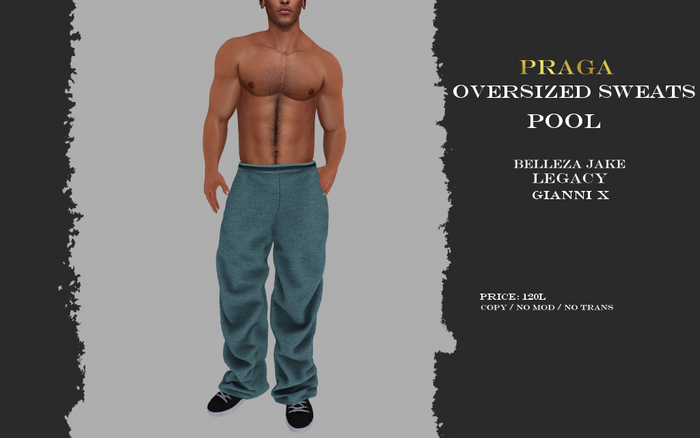 Praga Oversized Sweats - Pool