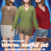 [Bomber Girl] Warm Outfit Set--Legacy