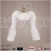 Baiastice_Beat Leather Shrug-White