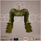 Baiastice_Beat Leather Shrug-Olive
