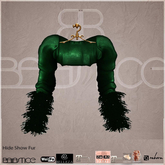 Baiastice_Beat Leather Shrug-Forest