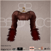 Baiastice_Beat Leather Shrug-Cocoa