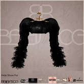 Baiastice_Beat Leather Shrug-Black