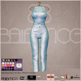 Baiastice_Beat Leather Overalls-Celeste