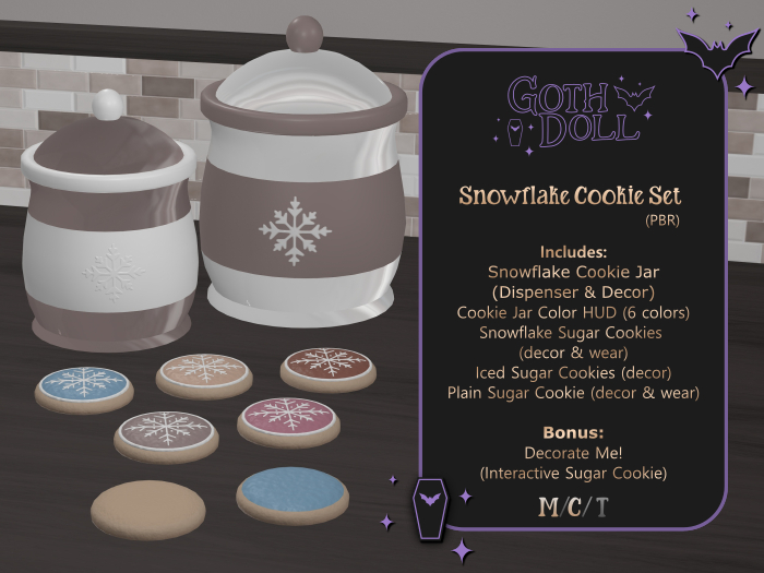 !GD Snowflake Sugar Cookie Set