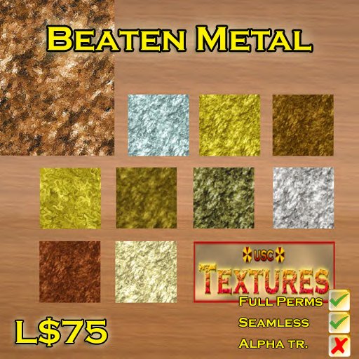 USC Textures - Beaten Metal