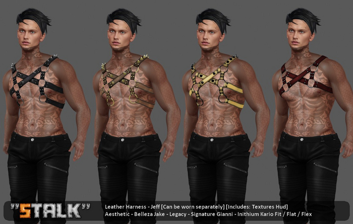 Leather Harness - Jeff [DEMO]