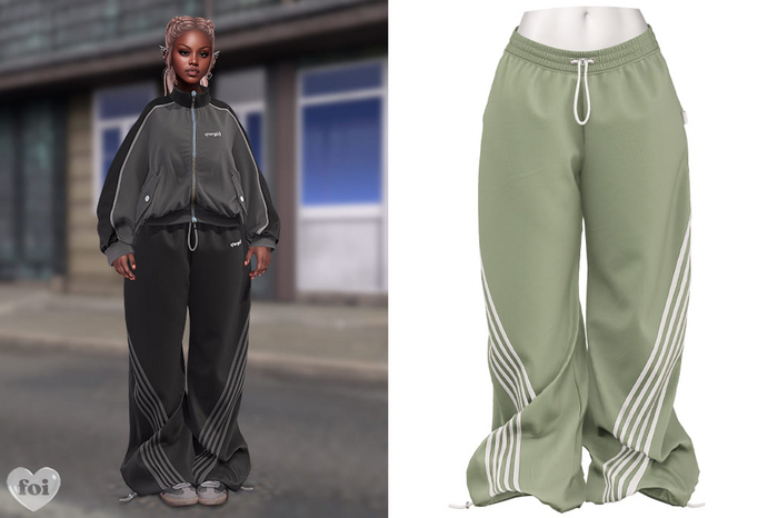 FOI - AGGY PANTS . GREEN