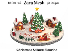 ZM PBR Christmas Village Figurine FULL PERM MESH