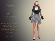 *Chopard Couture* Betty Winter Coat V.2 Pied de poule