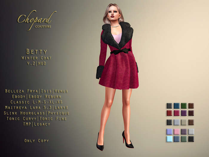 *Chopard Couture* Betty Winter Coat V.2 (HUD)