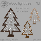 ~LLc~ Wood light tree 1LI