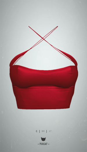 -Pixicat- Selena Top (Red)
