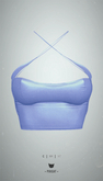 -Pixicat- Selena Top (LightBlue)